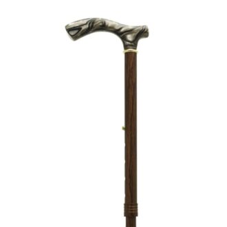 BENGALA DE ENCARTAR COM PUNHO DE PLÁSTICO CASTANHA (GARCIA)