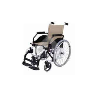 CADEIRA RODAS LATINA COMPACT 40 RODA GRANDE MACIÇA CREME
