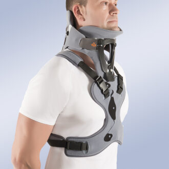 COLAR CERVICAL BIVALDO COM SUPORTE TORÁCICO TM TIPO MINERVA