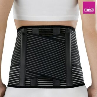 CINTA SACROLOMBAR LUMBAMED ACTIVE II PRETA MEDI