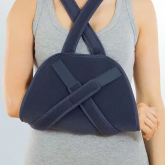 SHOULDER SLING IMOBILIZADOR COM BANDA TORÁCICA GRAFITE MEDI