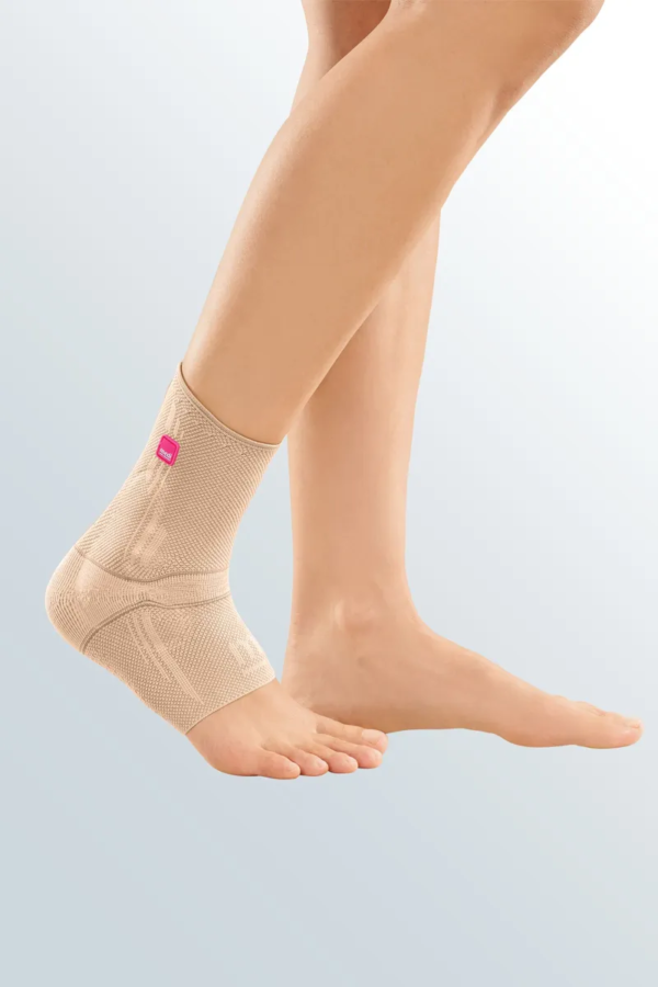 PÉ ELÁSTICO LEVAMED COM ALMOFADAS EM SILICONE IV CINZA MEDI 3