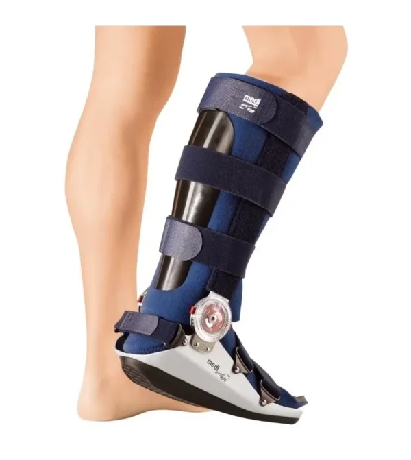 BOTA REGULÁVEL EM FLEXÃO E EXTENSÃO ROM WALKER L PRETA MEDI