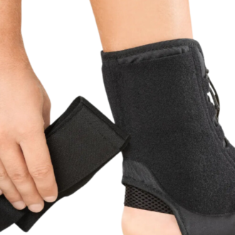 ORTÓTESE PARA O TORNOZELO ANKLE SPORT BRACE L PRETO MEDI