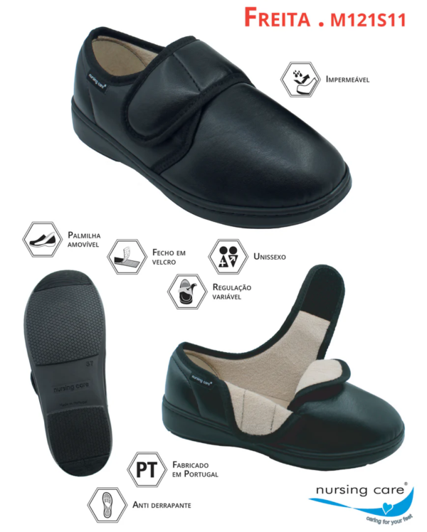 SAPATO FREITA M121S11 TAM 42 PRETO (NURSING CARE) 2