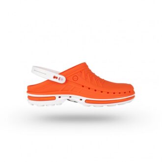 SOCA CLOG LARANJA BRANCO 47/48 COM TIRA (WOCK)