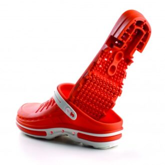 SOCA CLOG LARANJA BRANCO 47/48 COM TIRA (WOCK) 2