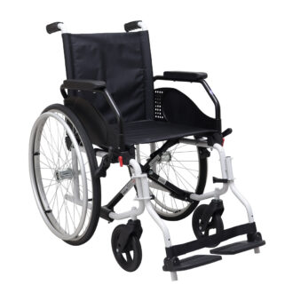 CADEIRA DE RODAS LATINA COMPACT 43 RODA GRANDE PRETA