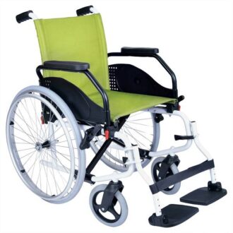 CADEIRA DE RODAS LATINA COMPACT 46 RODA GRANDE PISTACHE